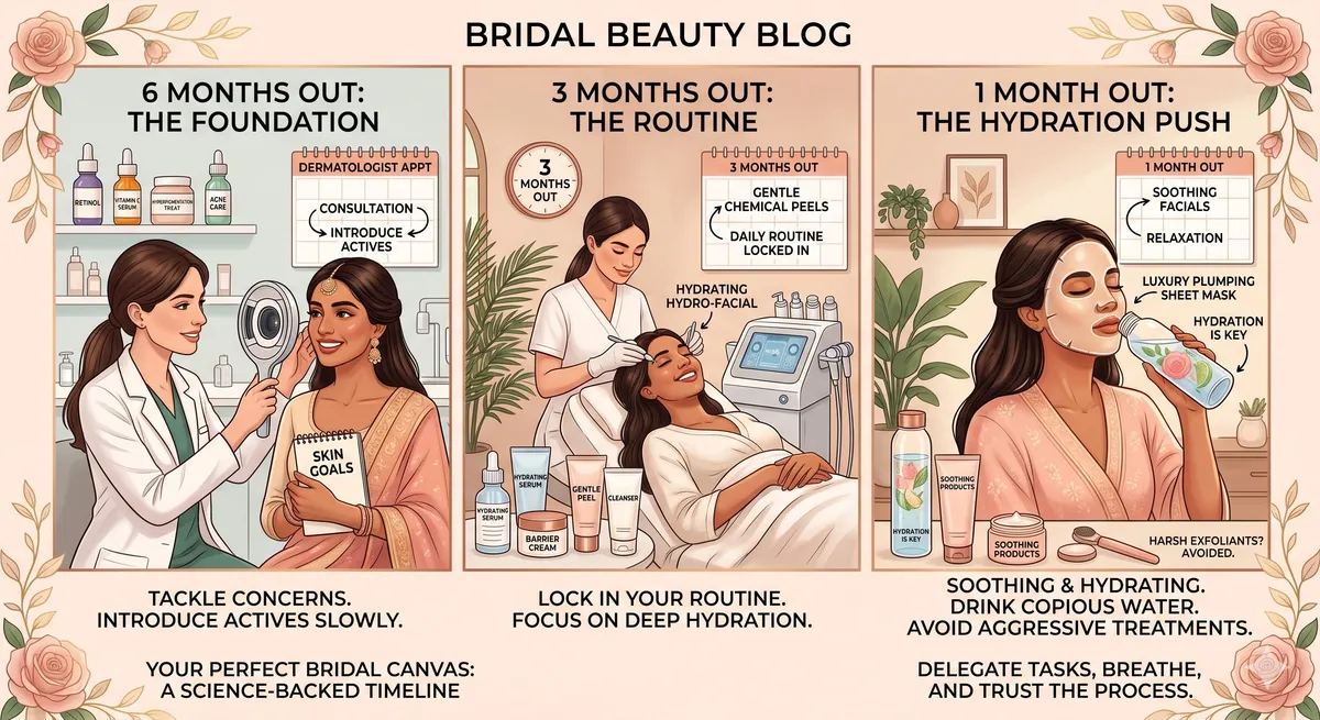The Ultimate 6-Month Pre-Wedding Skincare Timeline