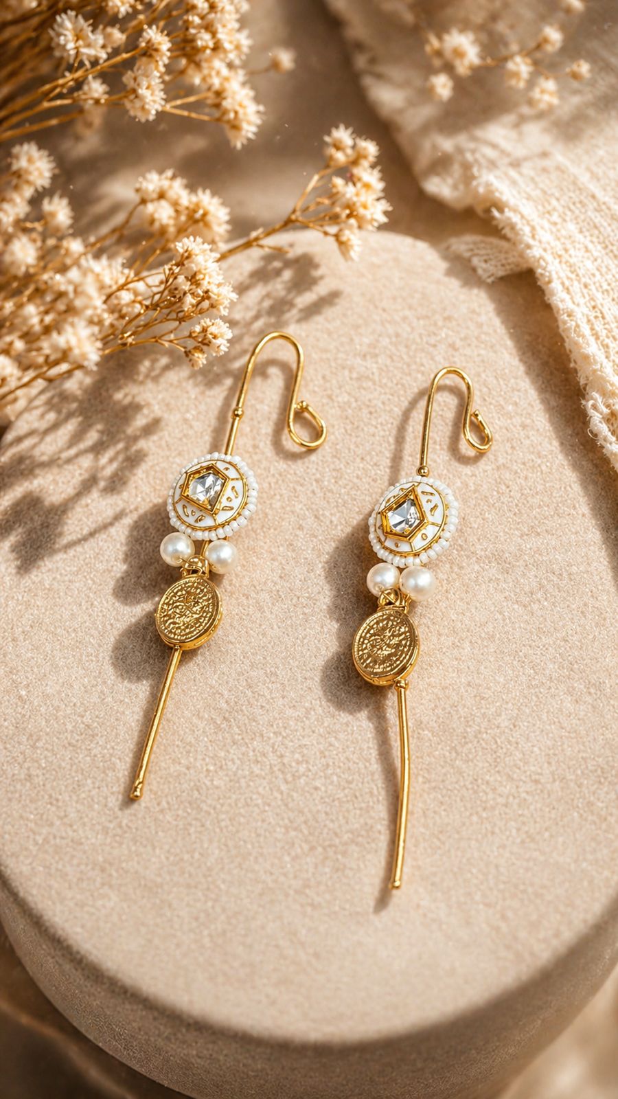 Heritage Kundan Ear Cuff
