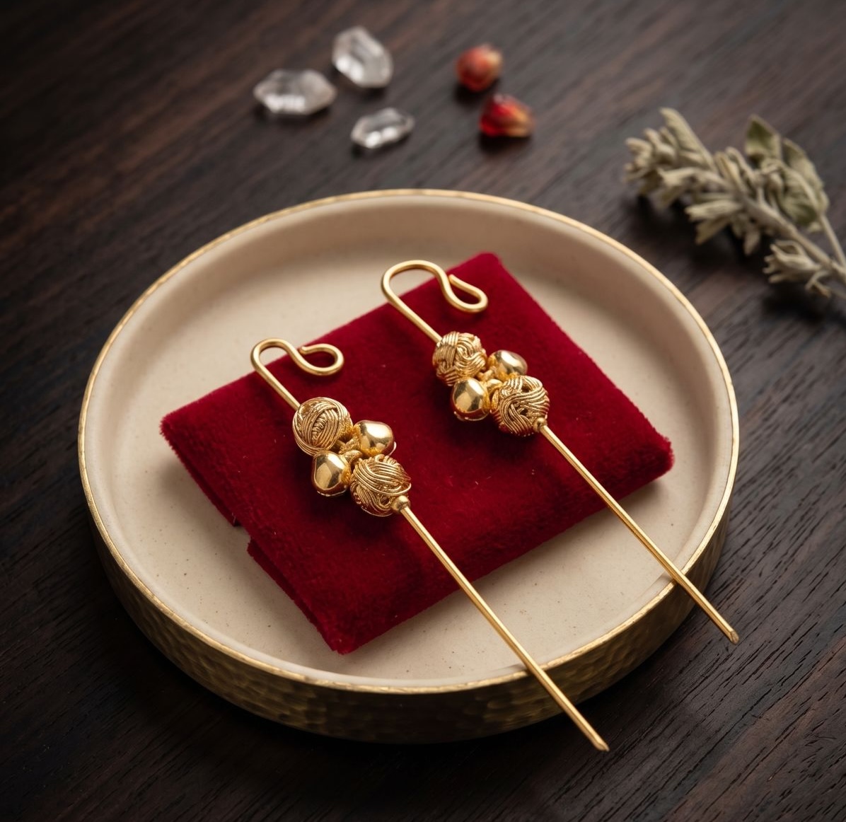 Sunehri Ghungroo Ear Cuff
